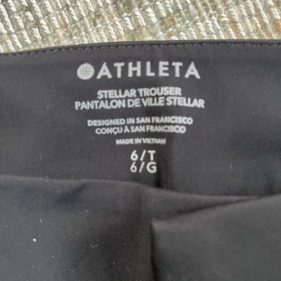 Athleta Stellar Trouser 6 Tall - Picture 3 of 4